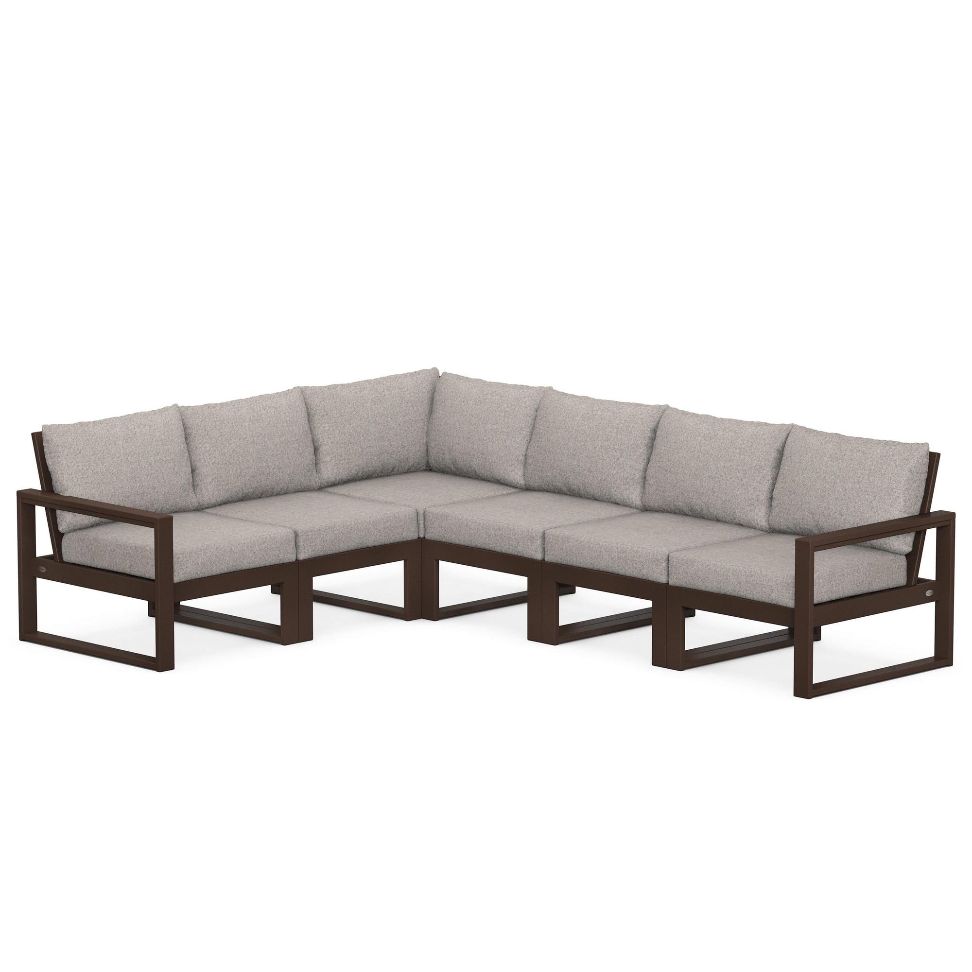 Polywood EDGE 6-Piece Modular Deep Seating Set
