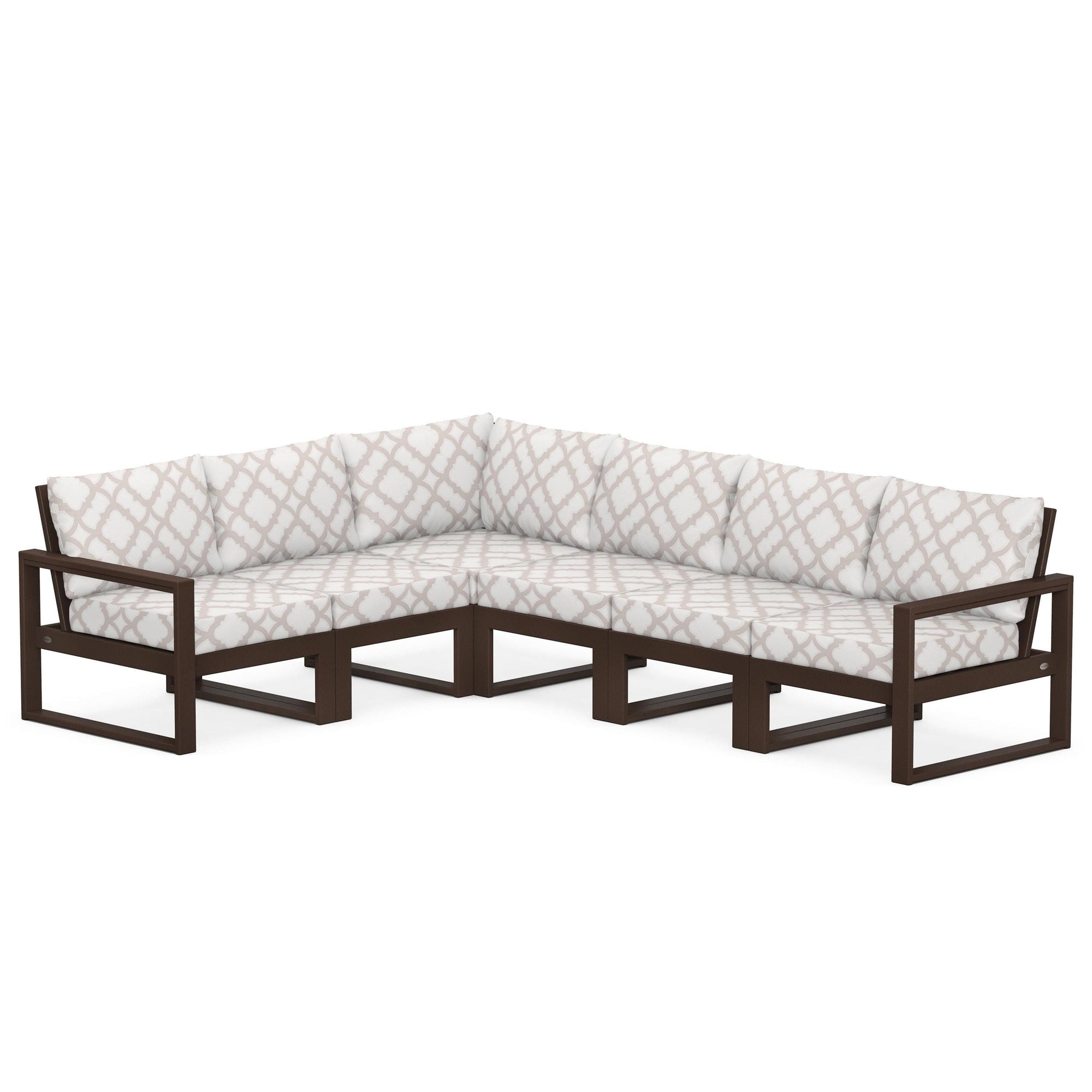 Polywood EDGE 6-Piece Modular Deep Seating Set