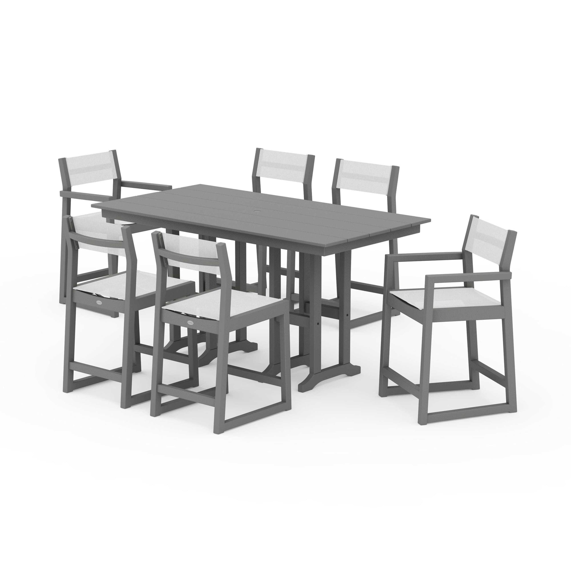 EDGE Sling 7-Piece Farmhouse Counter Set