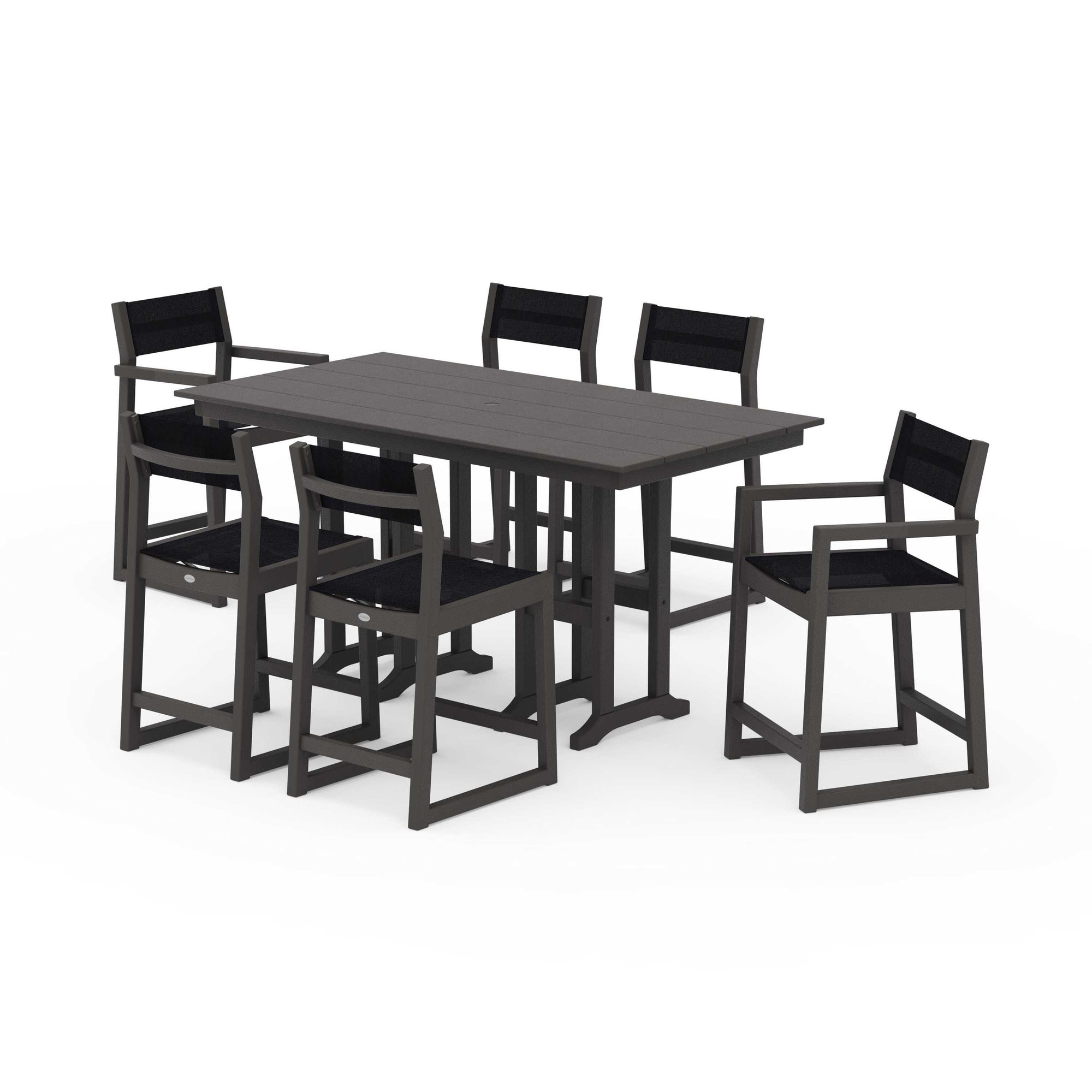 EDGE Sling 7-Piece Farmhouse Counter Set