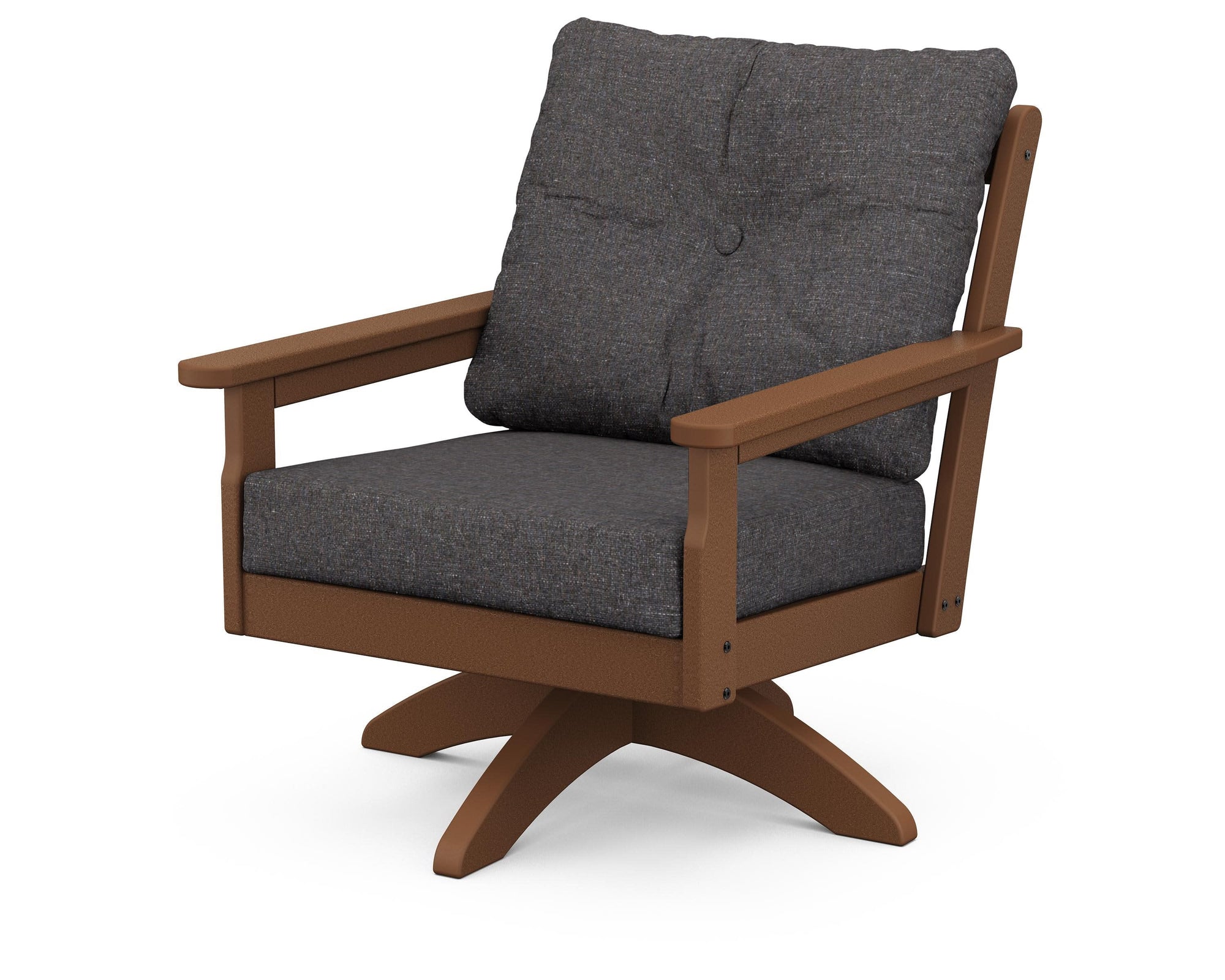Polywood Vineyard Deep Seating Swivel Chair
