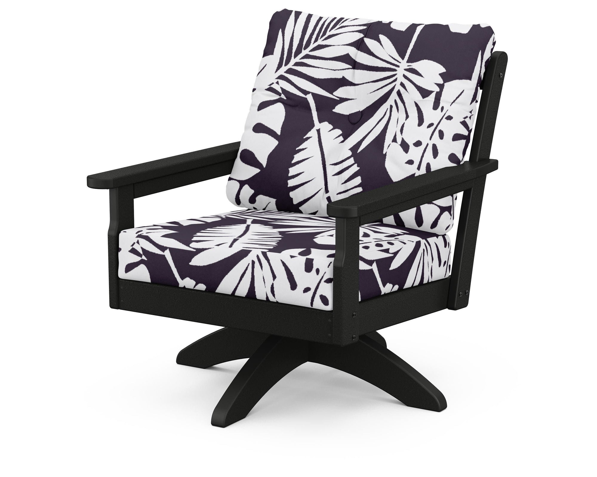 Polywood Vineyard Deep Seating Swivel Chair