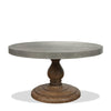 Sherborne Round Dining Table-Concret Top