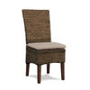 Sarasota Seagrass Woven Upholstered Side Chair