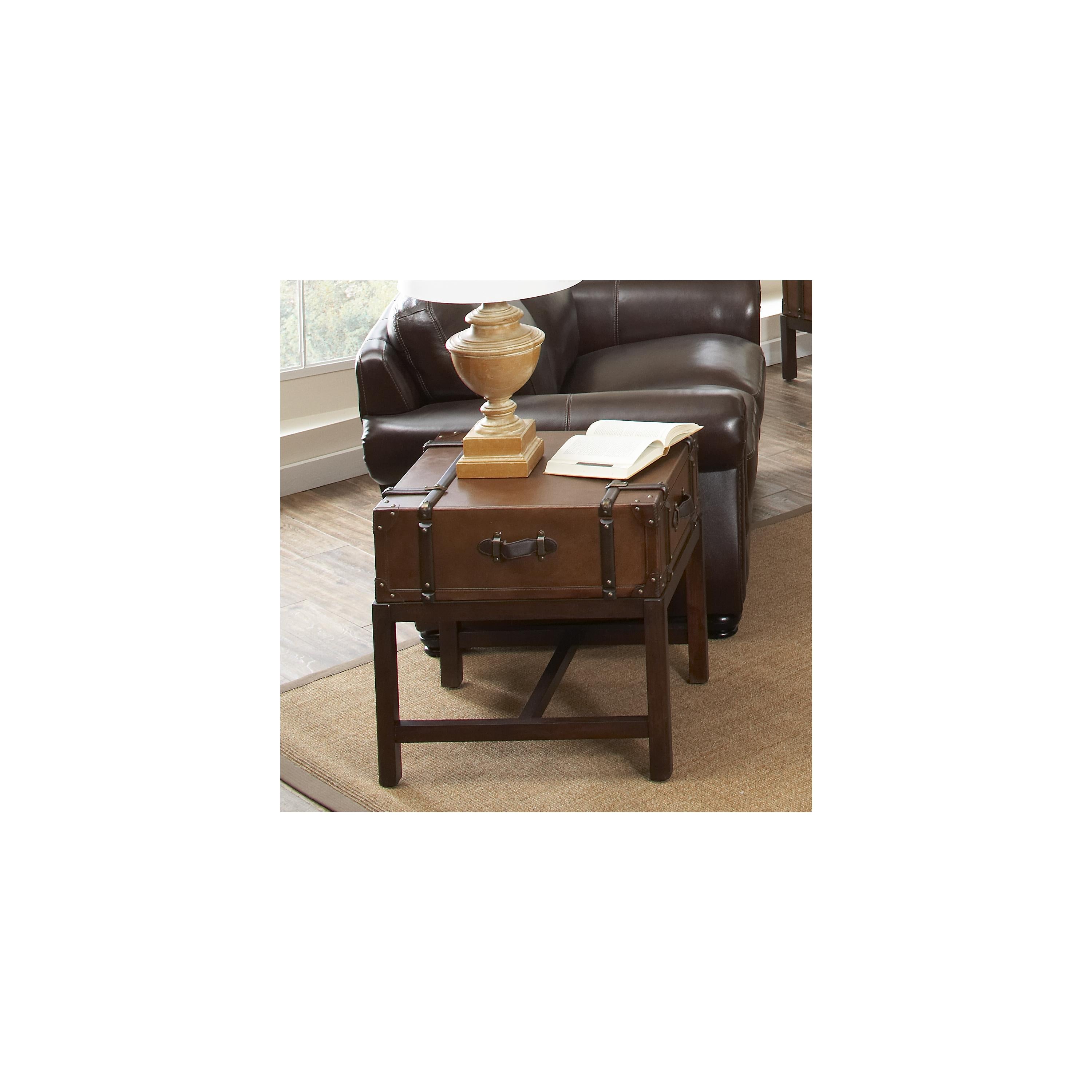 Riverside - 38703 - Steamer Trunk Lift Top Coffee Table-38703