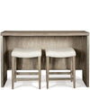 Sophie Sofa Table W/2 Upholstered Stools