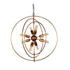 Cosmos Iron Chandelier Small
