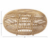 Rattan Scatter Table 36&quot;