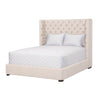 Barclay Standard King Bed in Bisque French Linen