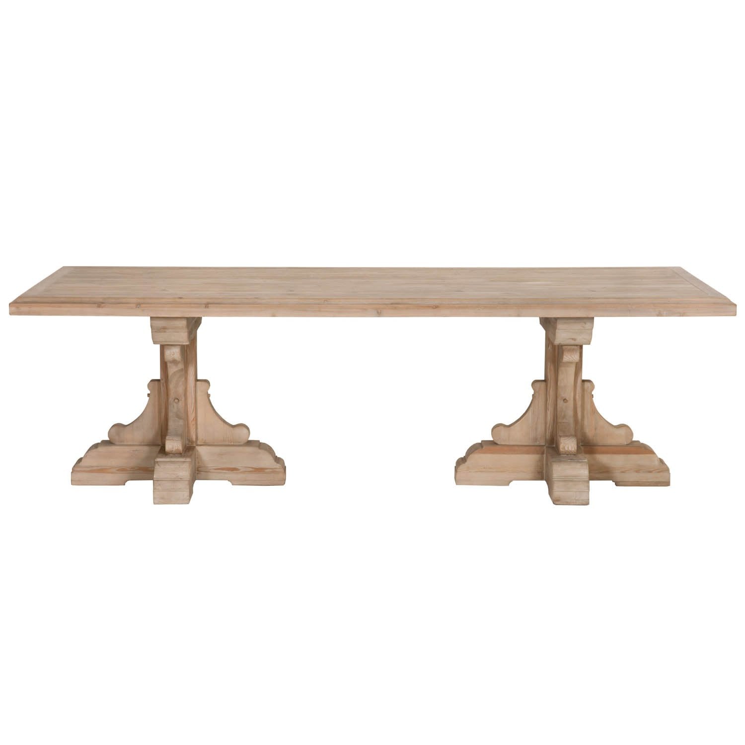 Bastille Rectangle Dining Table in Smoke Gray Pine