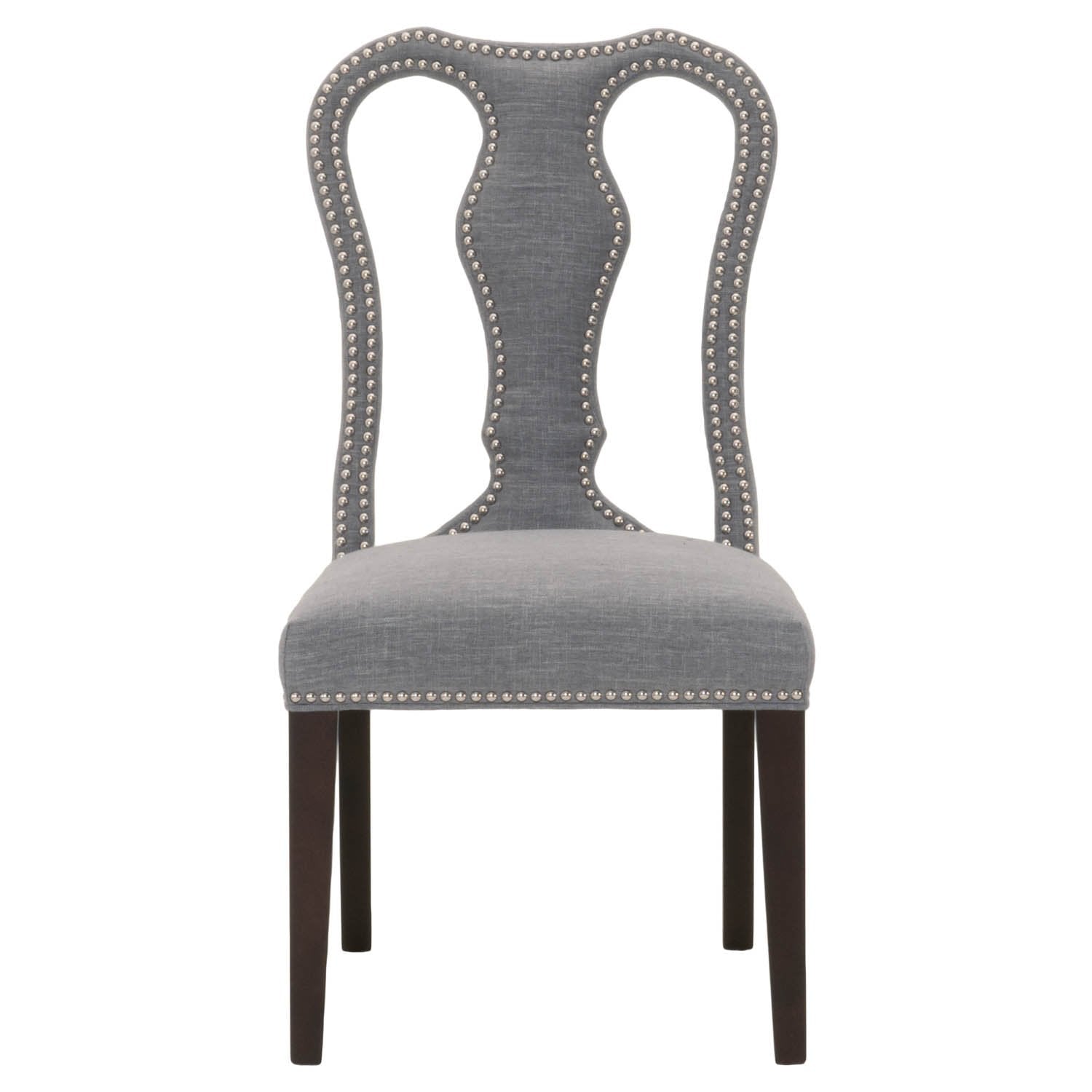 Bloom Dining Chair (Set of 2) in Smoke Fabric