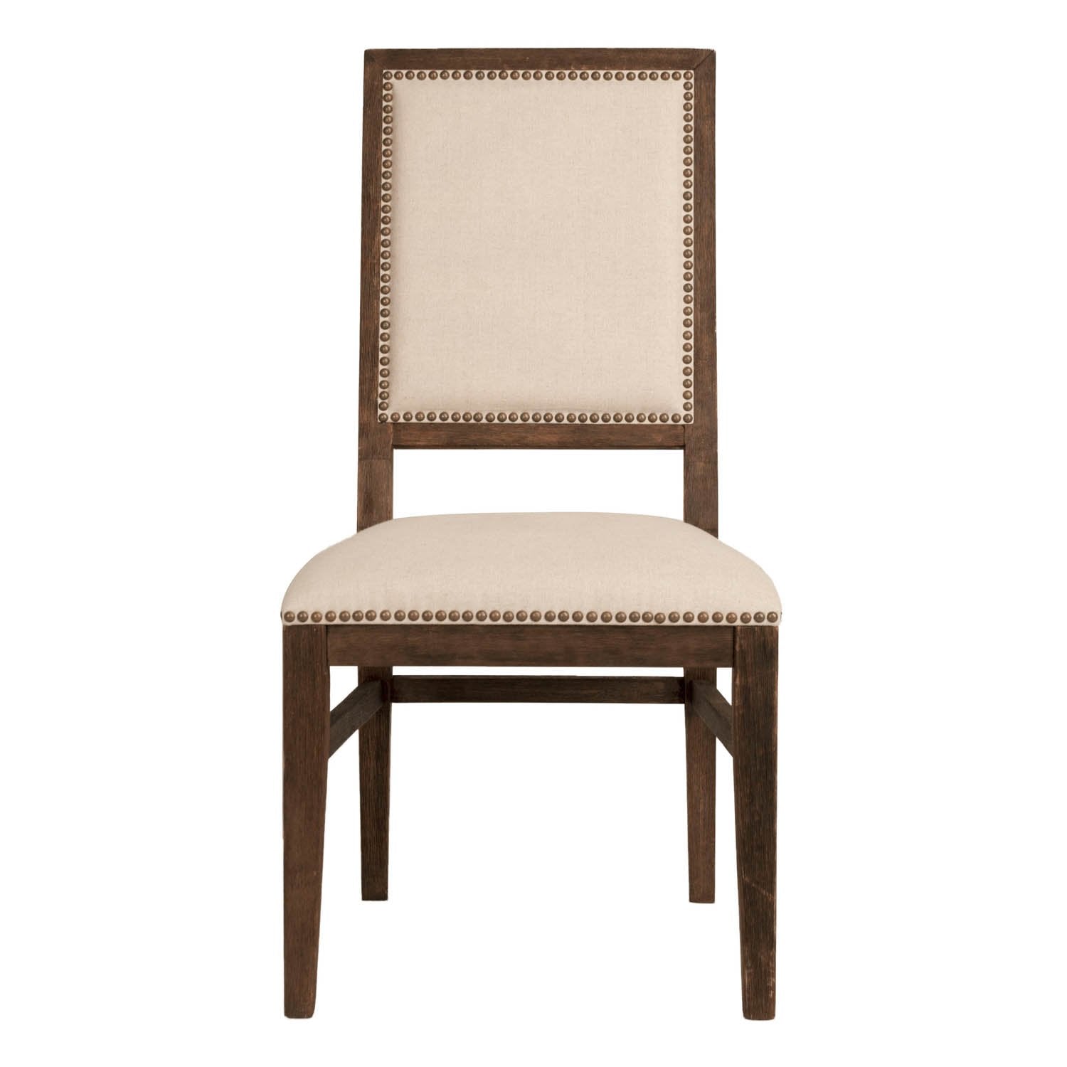 Dexter Dining Chair (Set of 2) in Natural Fabric,  Rustic Java