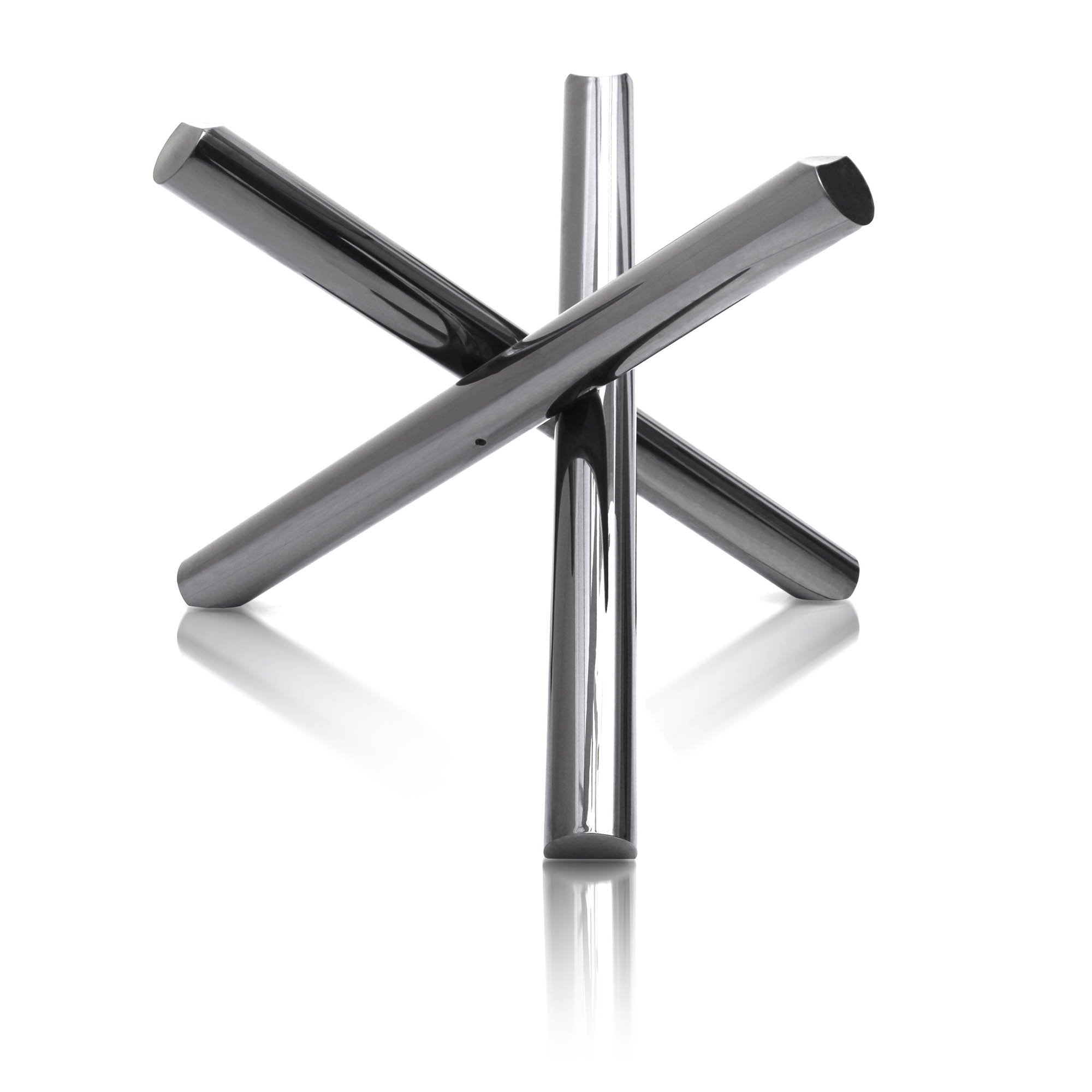 Gotham Dining Table Base in Stainless Steel