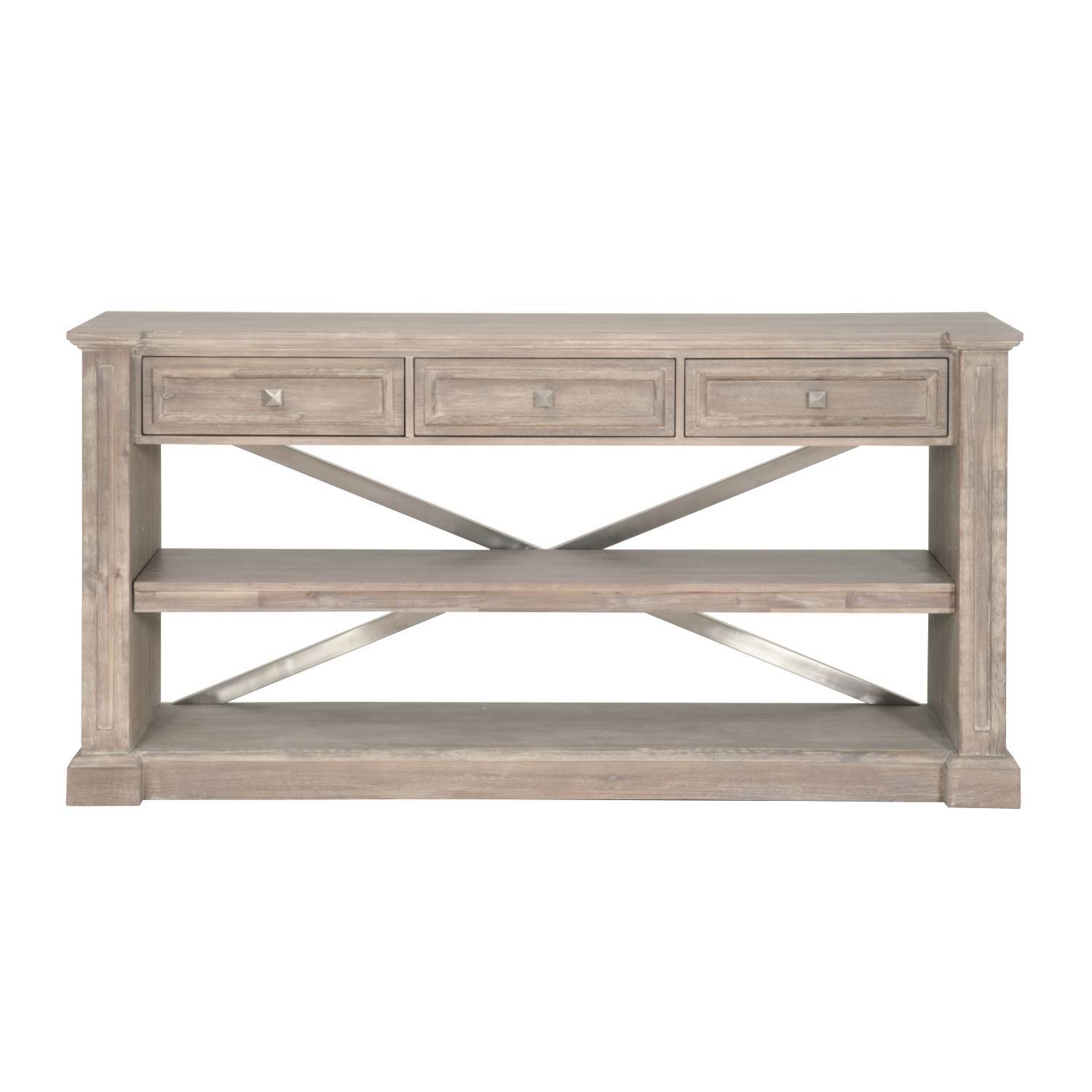 Hudson Dining Console in Natural Gray