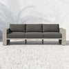 Leroy Outdoor Sofa - 96&quot; - Grey/Charcoal