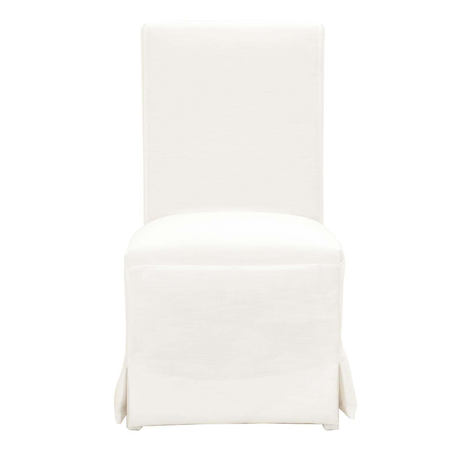 Levi Dining Chair (Set of 2) in Pure White Fabric