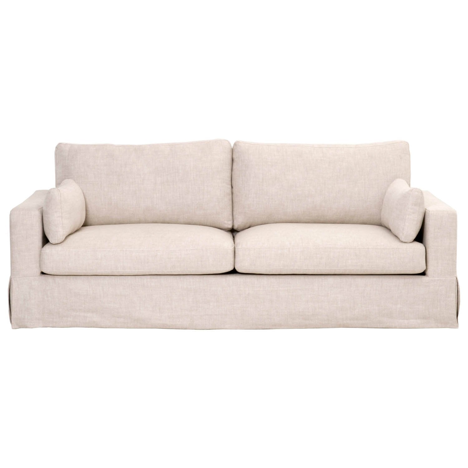 Maxwell 89" Sofa in Bisque French Linen