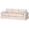 Maxwell 99&quot; Sofa in Bisque French Linen
