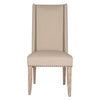 Morgan Dining Chair (Set of 2) in Natural Fabric,  Stone Wash