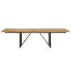 Origin Extension Dining Table in Timber Brown