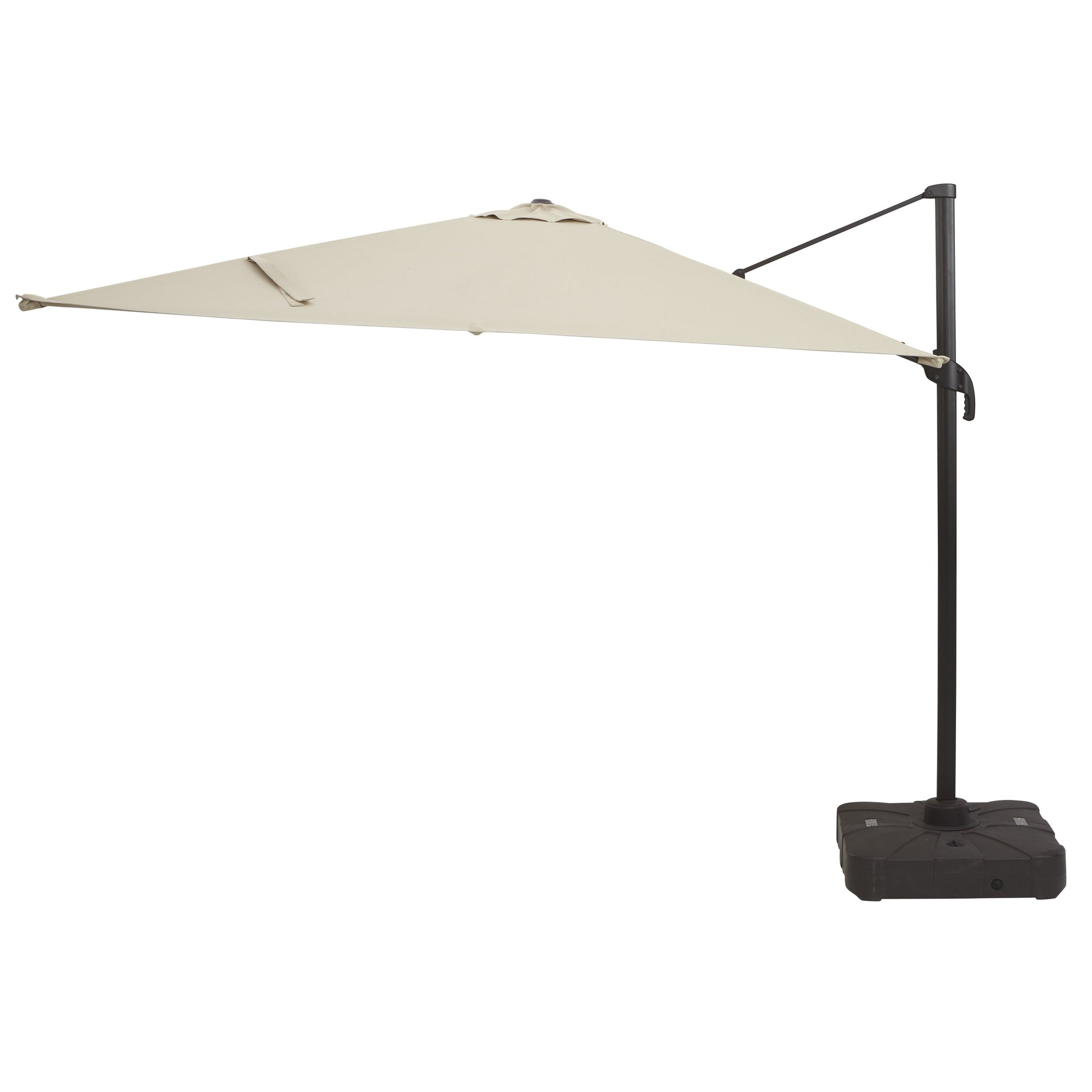 Treasure Garden 10x13 Foot Cantilever Umbrella with Base Rectangular