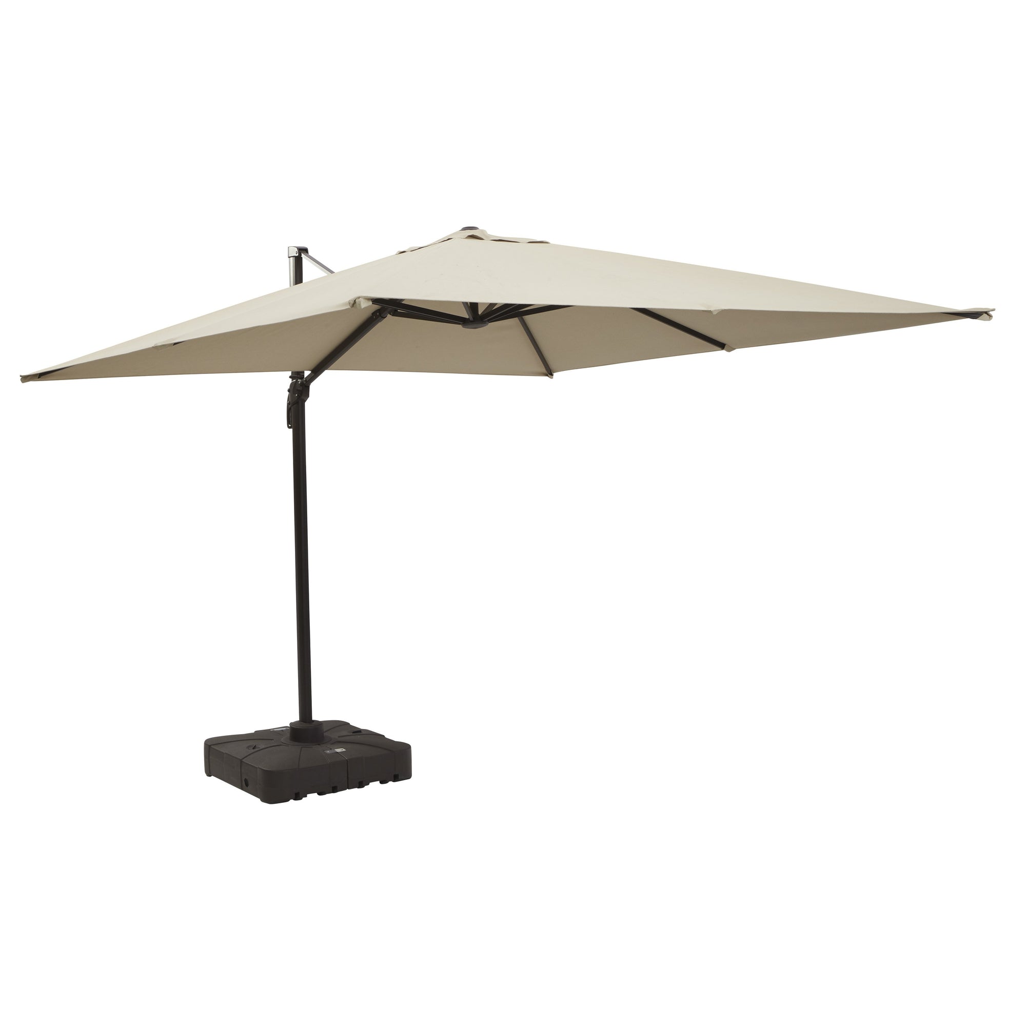 Treasure Garden 10x13 Foot Cantilever Umbrella with Base Rectangular