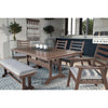 Poly Redwood 6-Piece Outdoor 72&quot; Dining Set