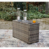 Montauk Curve Outdoor Console with Drink Holders