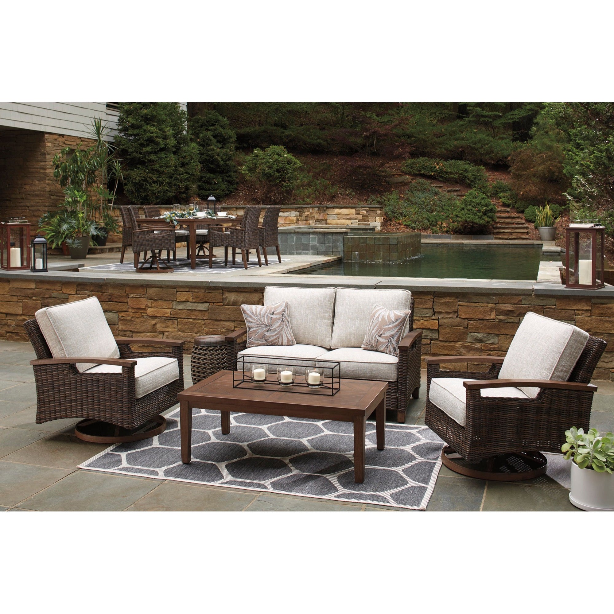 Sea Cliff Outdoor 59&quot; Loveseat