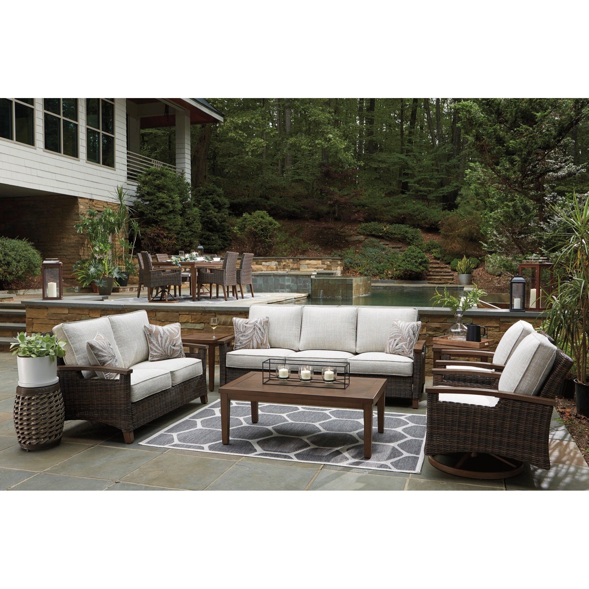 Sea Cliff Outdoor 59&quot; Loveseat
