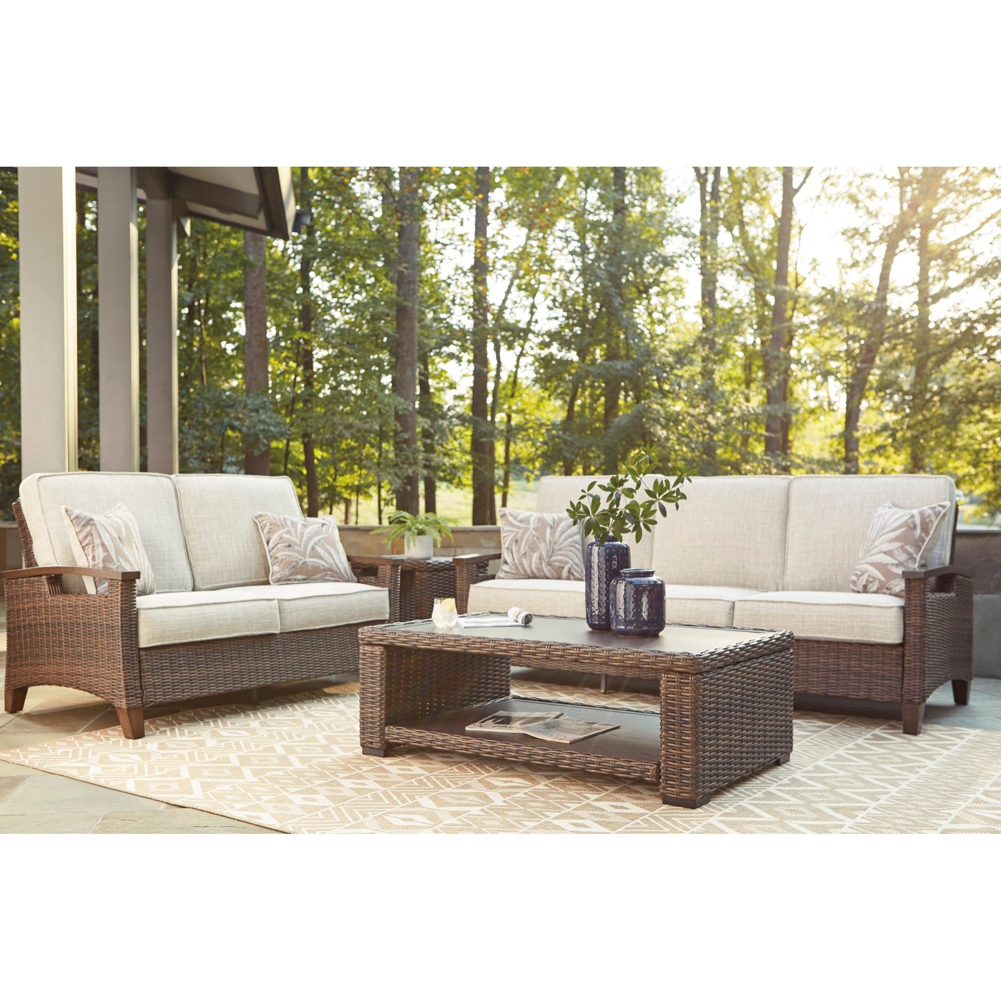 Sea Cliff Outdoor 59&quot; Loveseat
