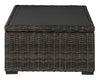 Sag Harbor / Sea Cliff Outdoor 49&quot; Woven Coffee Table