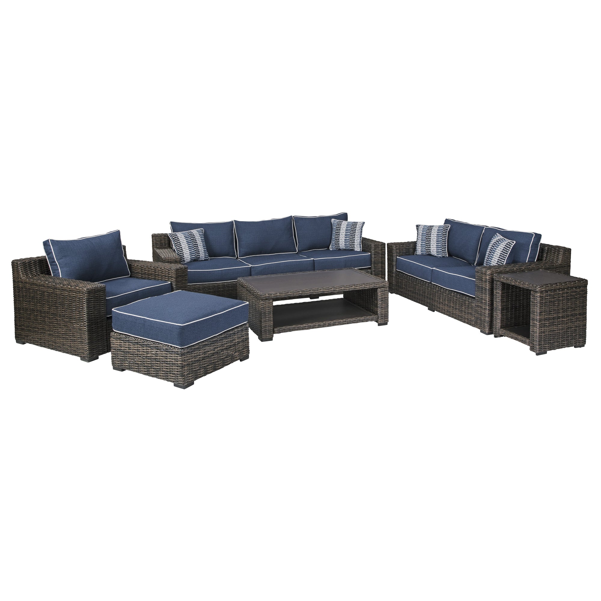 Sag Harbor Outdoor 98&quot; Sofa