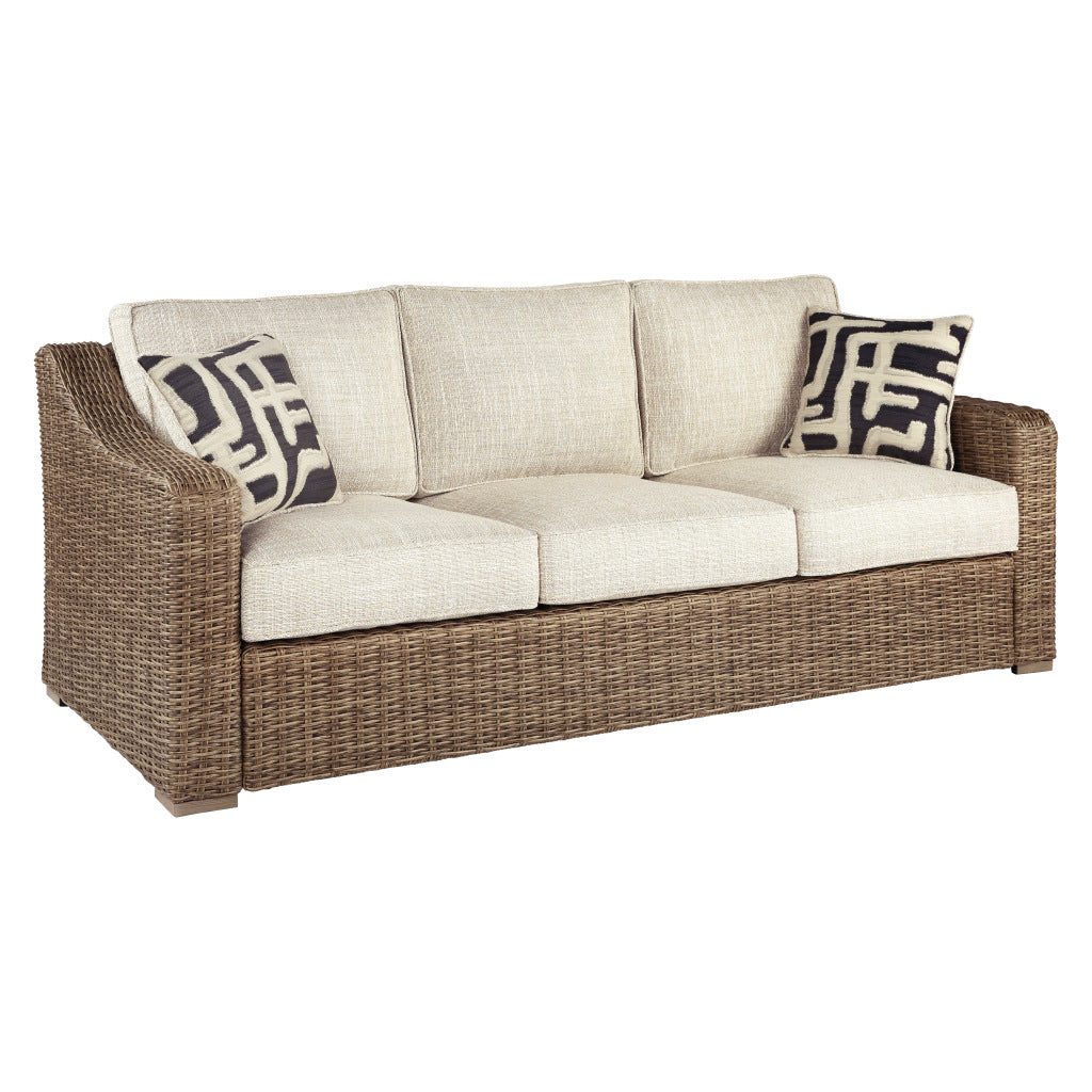 Fire Island Mist Outdoor 83&quot; Sofa