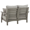 Poly Grey Outdoor 54&quot; Loveseat
