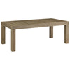 Taupe Wood Outdoor Slatted Coffee Table
