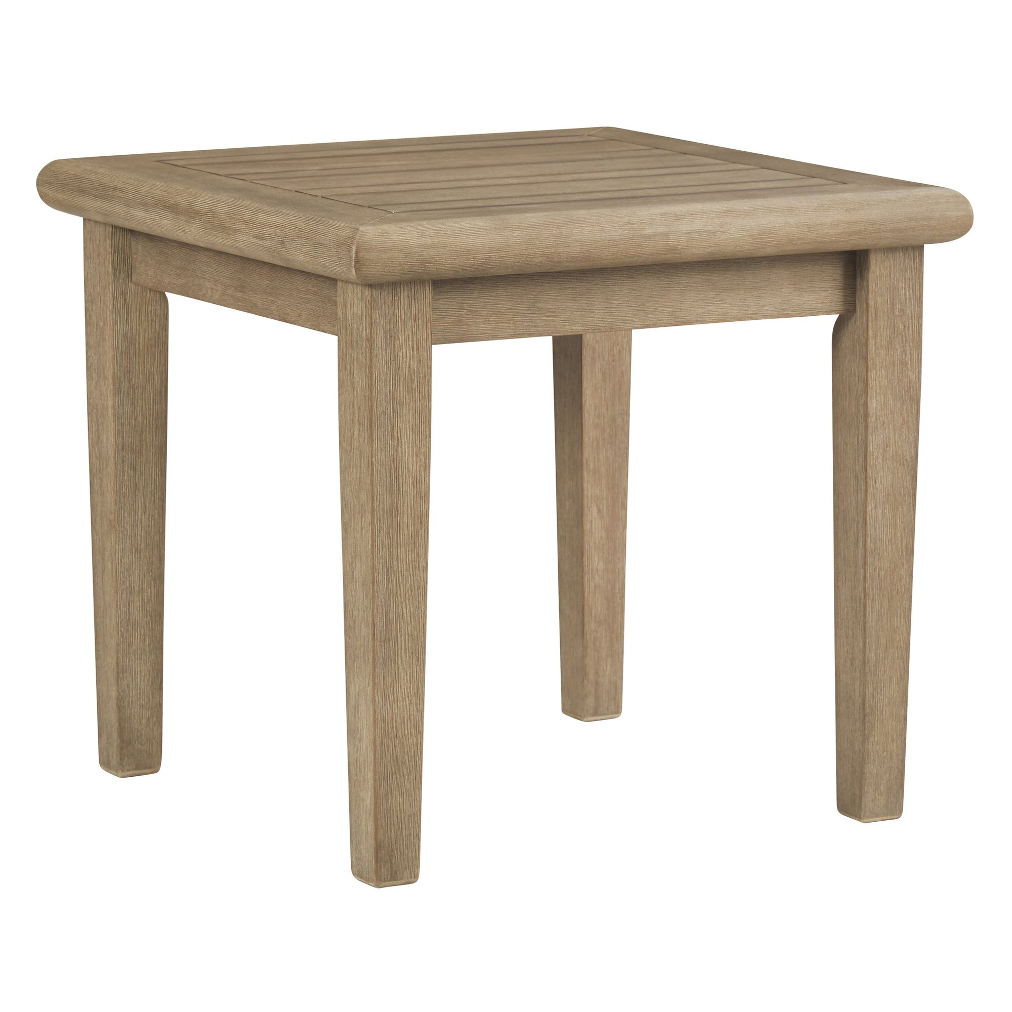 Dune Walk Outdoor Slatted End Table