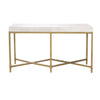 Strand Shagreen Console Table in White Shagreen