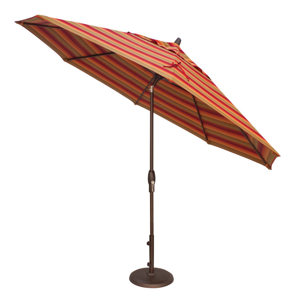 california umbrella 11'rd. wooden patio umbrella 11' Round Crank Lift, Collar Tilt, Aluminum Pole, Fiberglass Rib Umbrella, Bronze Finish, Hunter Green the auto California Umbrella 11 ft. Woodgrain