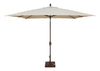 Treasure Garden 8x10 Foot Rectangular High-Performance Auto-Tilt Outdoor Patio Umbrella