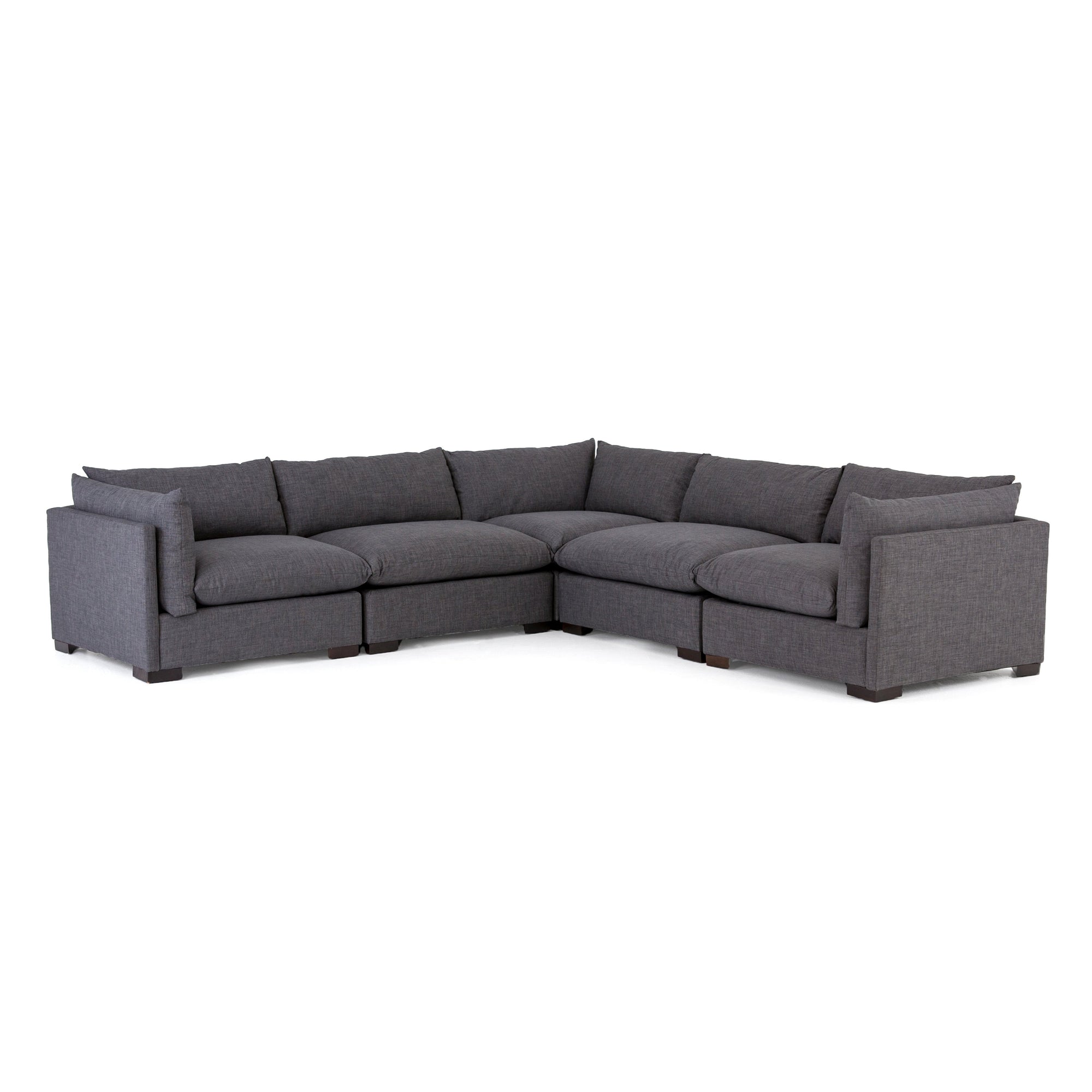 Westwood 5 - Pc Sectional - Bennett Charcoal
