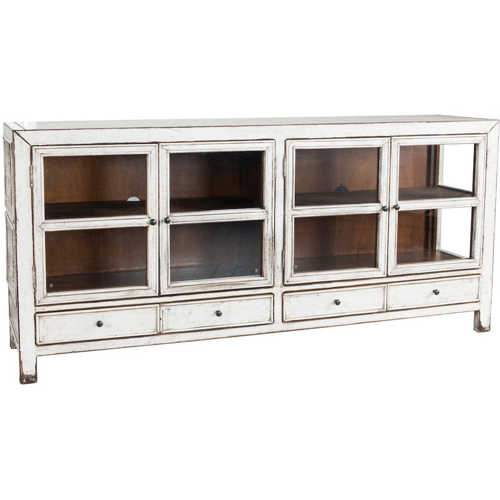 Grant 4-Drawer 77" Sideboard in Antique White