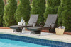 Wave Outdoor Pool Chaise Lounge 3 pc Set