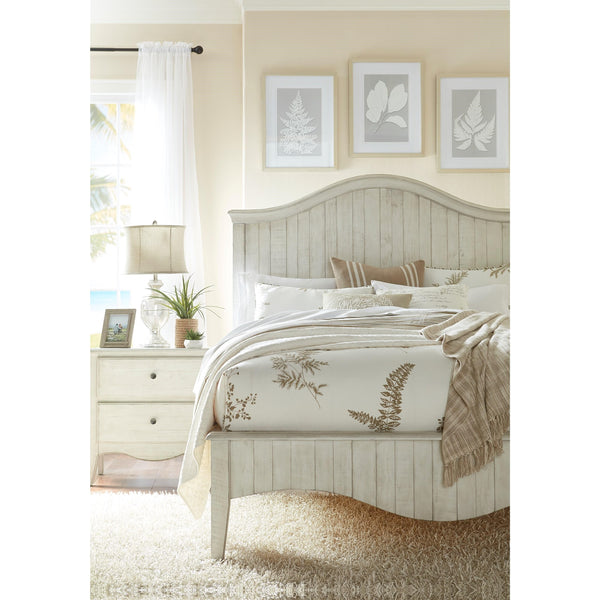 Drawer ホワイト Vネック ノースリーブ Winchester Nightstand, White – Alpine Furniture
