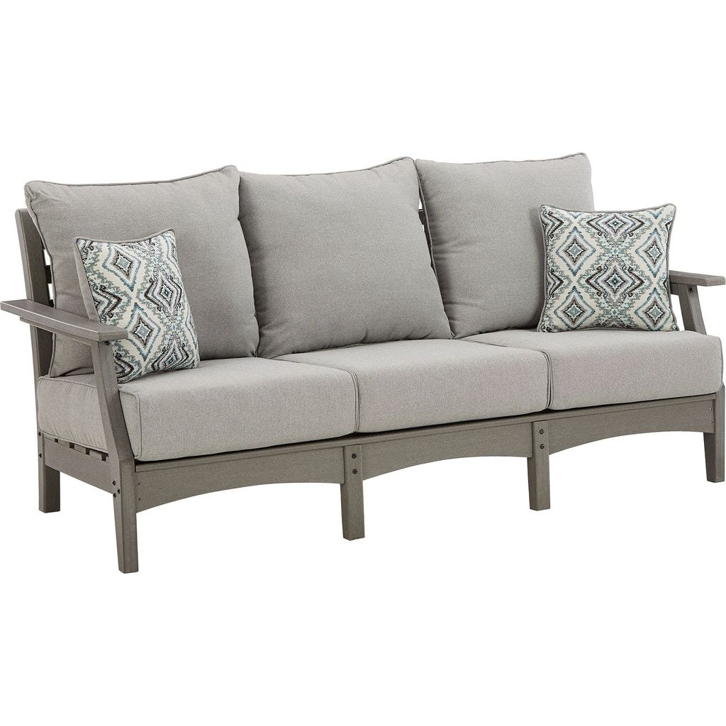 Poly Grey  78" Outdoor Sofa
