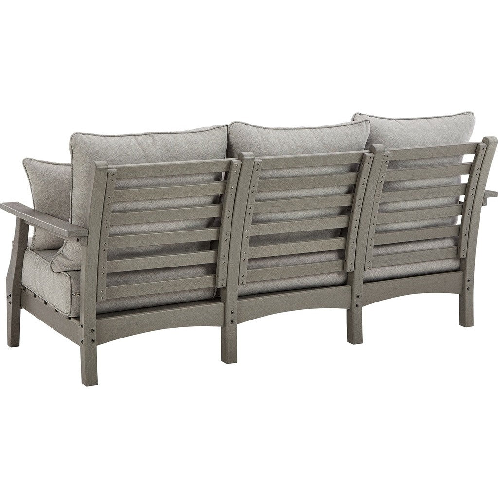 Poly Grey  78&quot; Outdoor Sofa