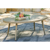 Rope Outdoor Oval 48&quot; Coffee Table