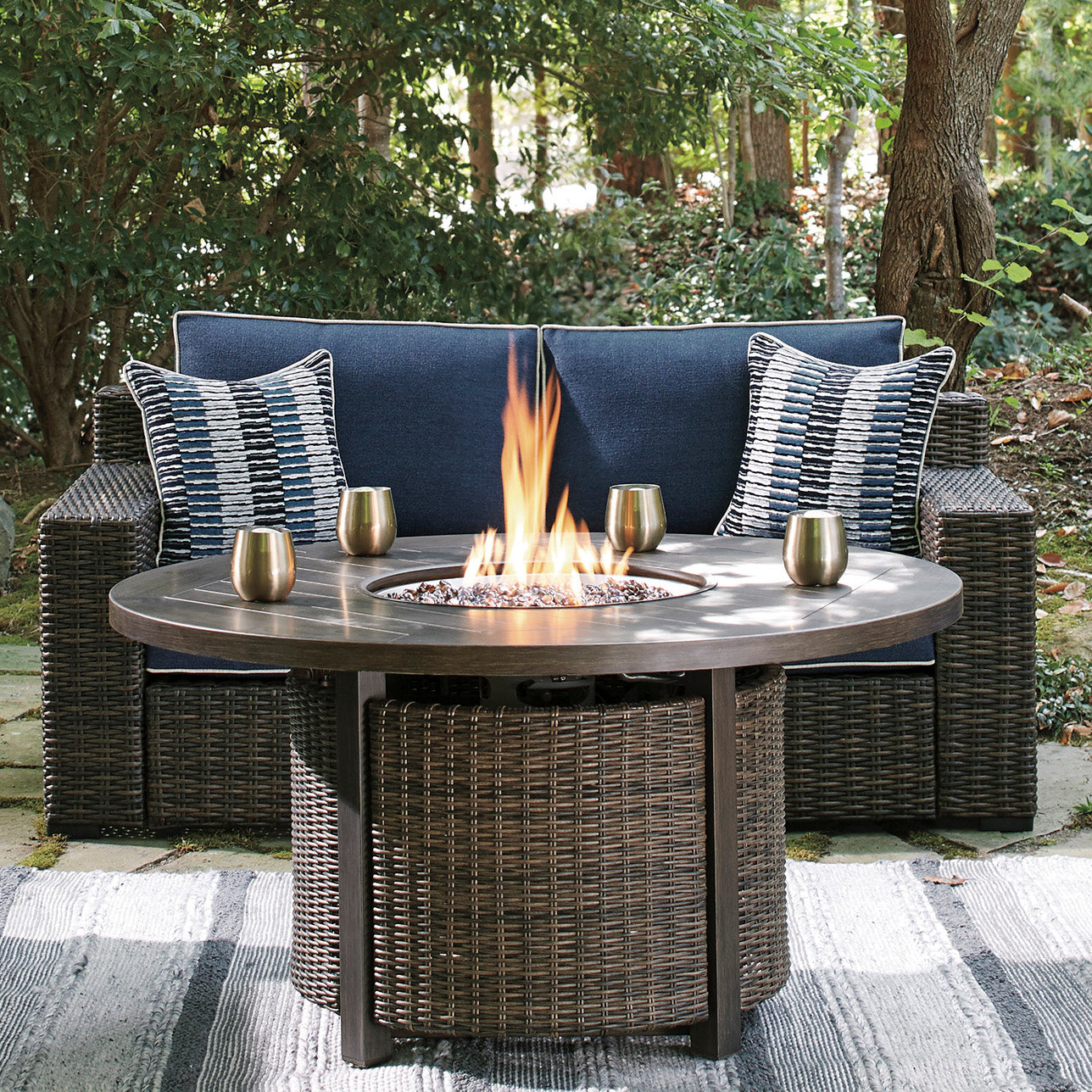 Sag Harbor / Sea Cliff 48" Outdoor Firepit Table