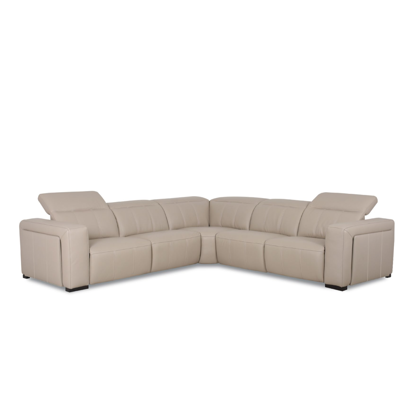 Sorrento Power Motion 5-Piece Top Grain Leather Sectional