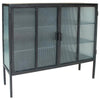 Verani 51&quot; Iron and Glass Cabinet